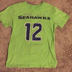 Green short sleeved great condition Seahawks shirt